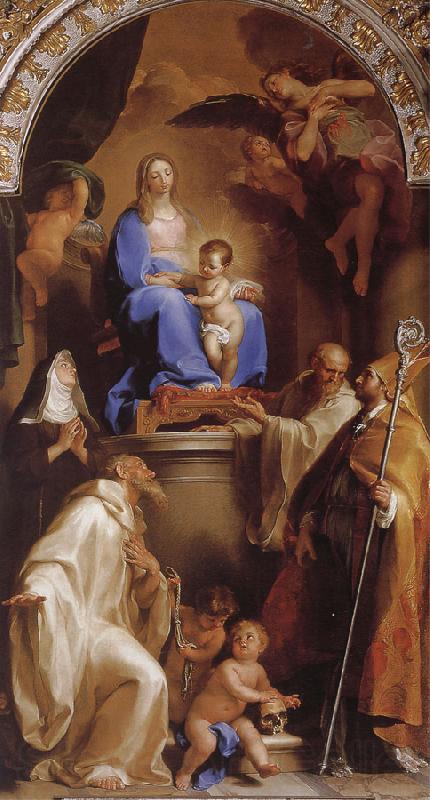 Pompeo Batoni The Virgin and Child with real Fupiyeluo, Kasituola, Ford, Rudolf